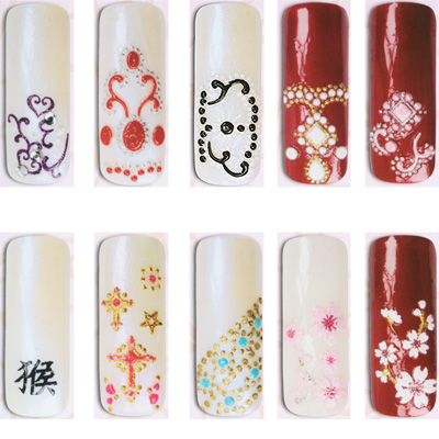 ~ghazal~ valentine's nail design